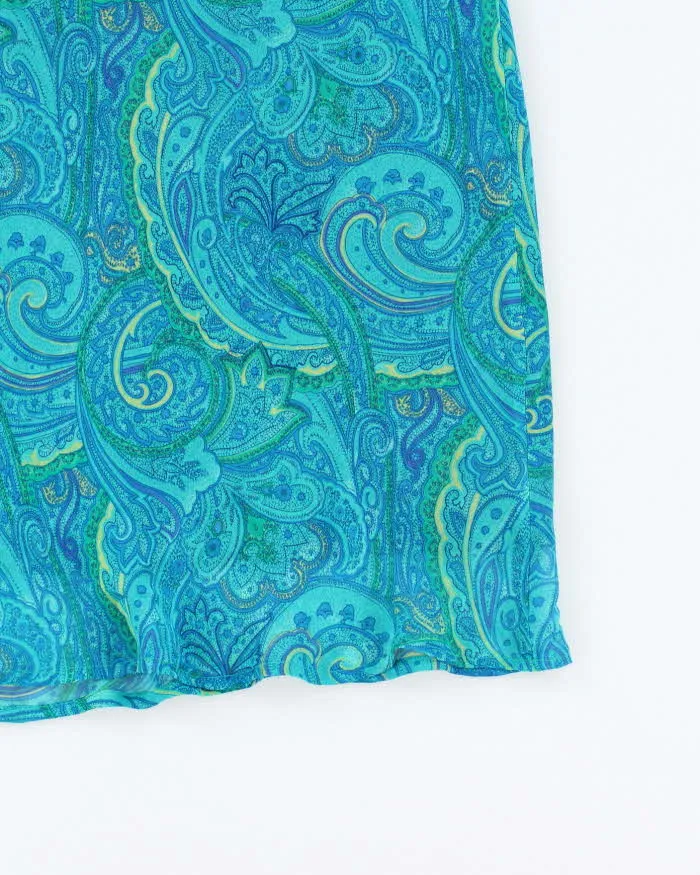 Vintage 90s Mezzanotte Paisley Pattern Skirt - S sold by Rokit product image thumbnail 4
