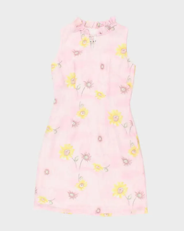 Vintage 90s .B.W.D.F. Pink Floral Dress - S sold by Rokit