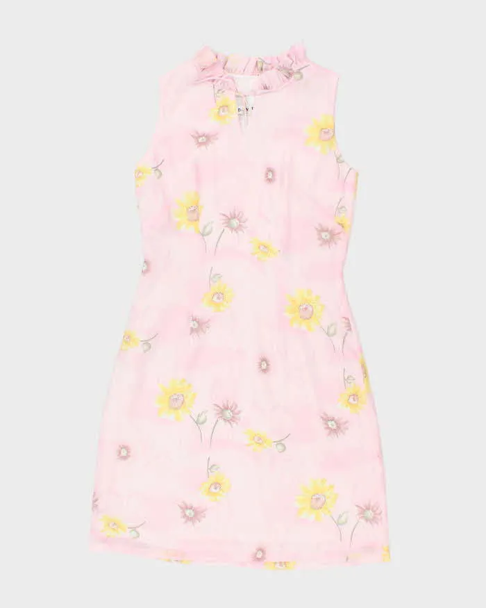 Vintage 90s .B.W.D.F. Pink Floral Dress - S sold by Rokit