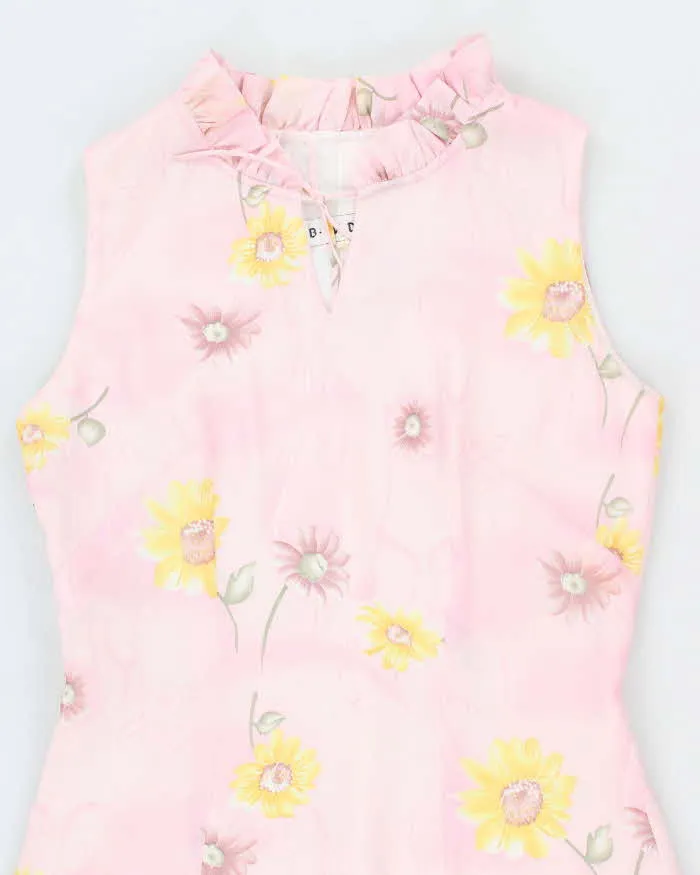 Vintage 90s .B.W.D.F. Pink Floral Dress - S sold by Rokit product image thumbnail 3