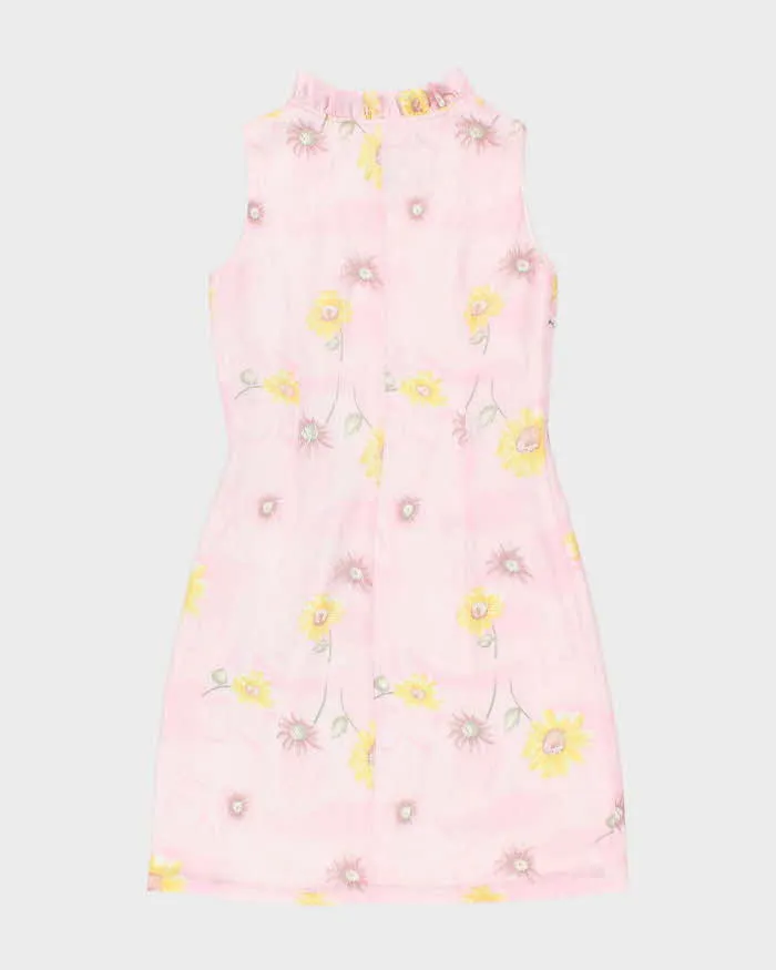 Vintage 90s .B.W.D.F. Pink Floral Dress - S sold by Rokit product image thumbnail 2