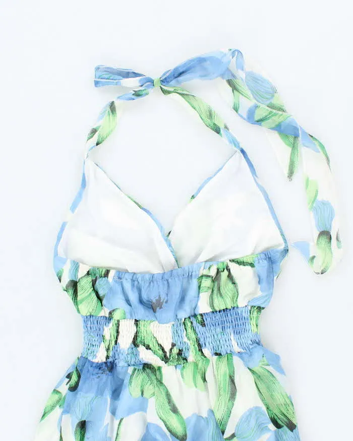 Vintage Y2k 00s Jasmine London Floral Halter Dress - S sold by Rokit product image thumbnail 4
