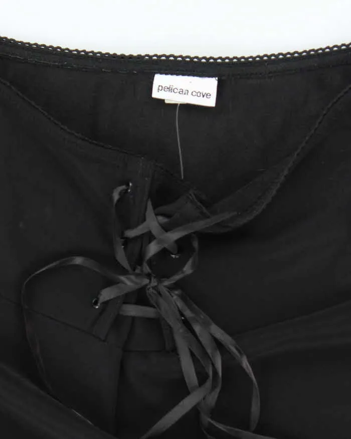 Vintage 90s Pelican Cove Lace-Up Maxi Skirt - S sold by Rokit product image thumbnail 5