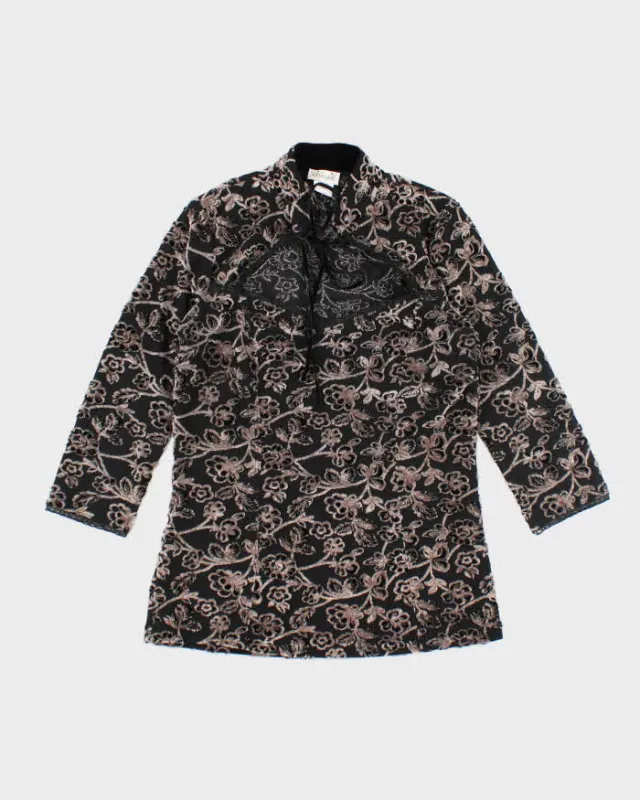 Vintage Y2k 00s Arianne Velvet Top - S sold by Rokit