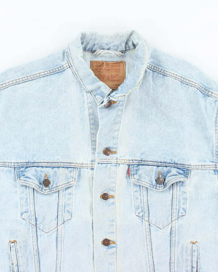 Vintage 90's Levi's Light Wash Oversized Denim Jacket - XL sold by Rokit product image thumbnail 3
