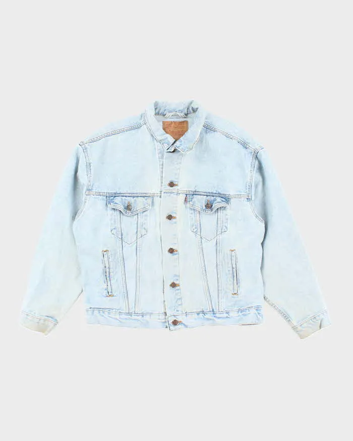 Vintage 90's Levi's Light Wash Oversized Denim Jacket - XL sold by Rokit