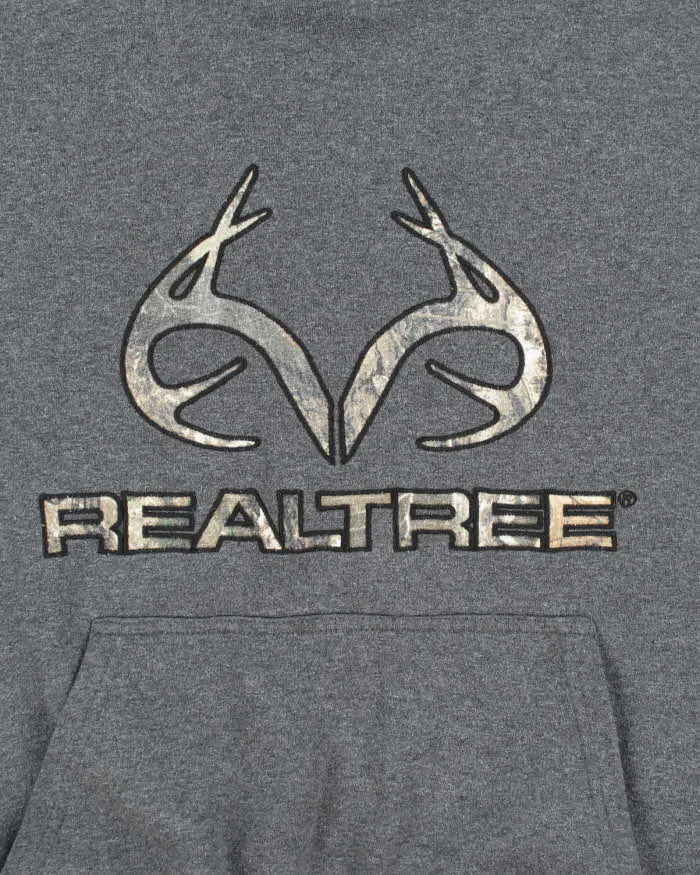 Vintage Y2K Real Tree Centre Logo Hoodie - L sold by Rokit product image thumbnail 4