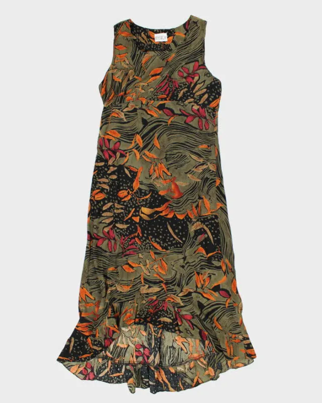 Vintage 90s Jessica Floral Maxi Dress - L sold by Rokit
