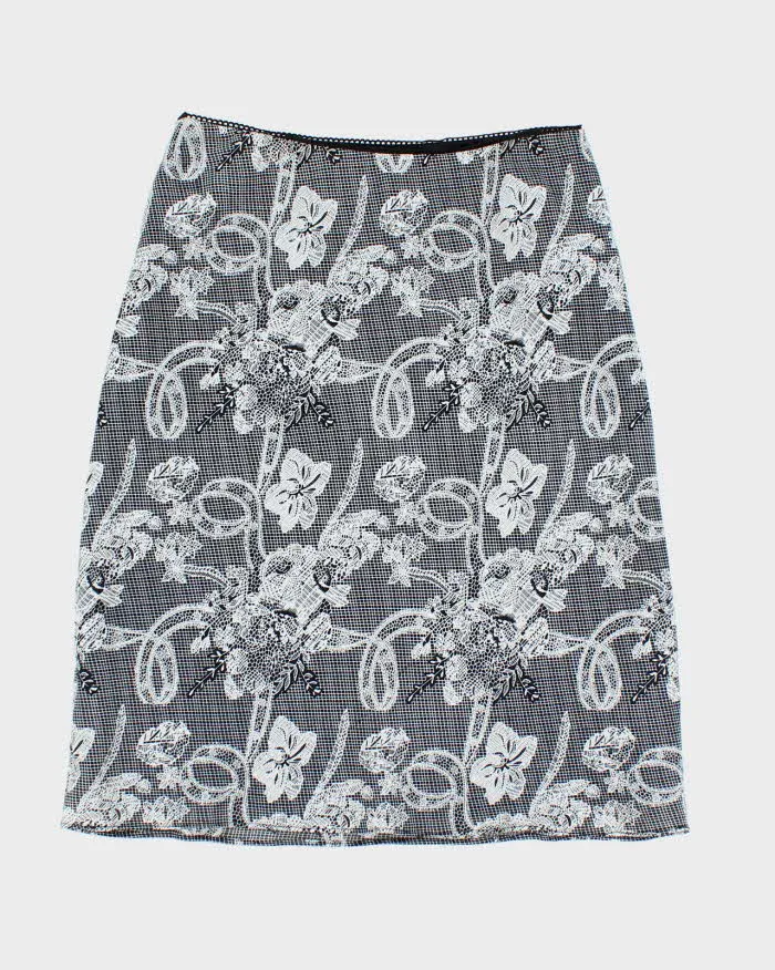 Vintage 90s Chapter One Pattern Skirt - S sold by Rokit