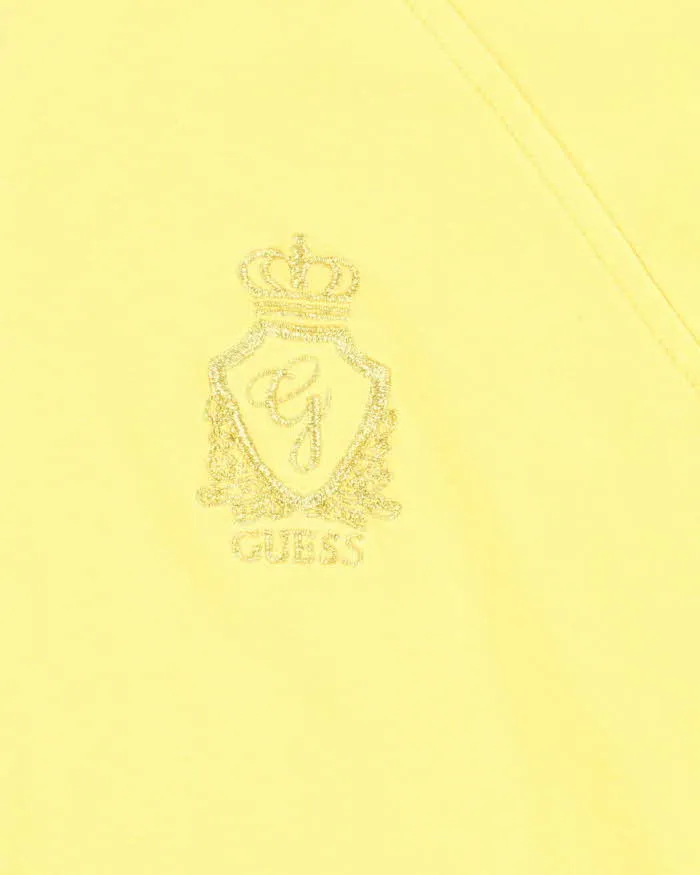 Vintage Y2k 00s Guess Yellow Zip-Up Jumper - M sold by Rokit product image thumbnail 5