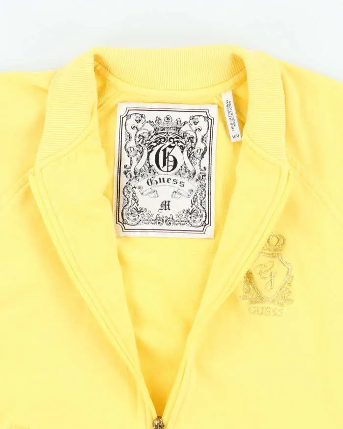 Vintage Y2k 00s Guess Yellow Zip-Up Jumper - M sold by Rokit product image thumbnail 4