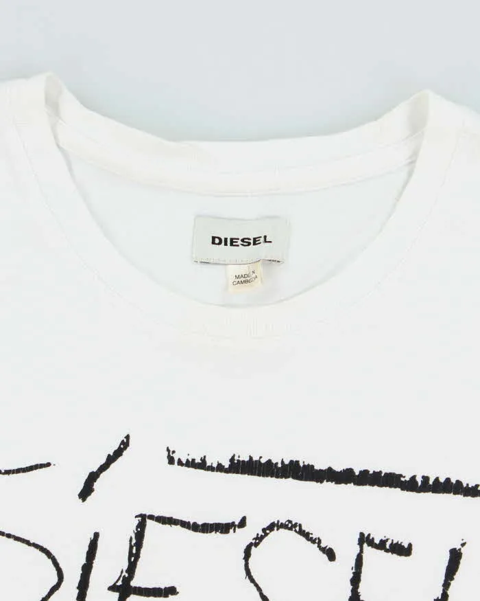 Vintage Y2K Diesel World Tour Graphic T-Shirt - M sold by Rokit product image thumbnail 5