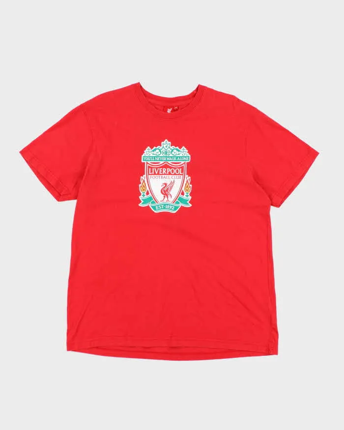 Vintage Y2K Liverpool Football Club Centre Logo Graphic T-Shirt - XL sold by Rokit