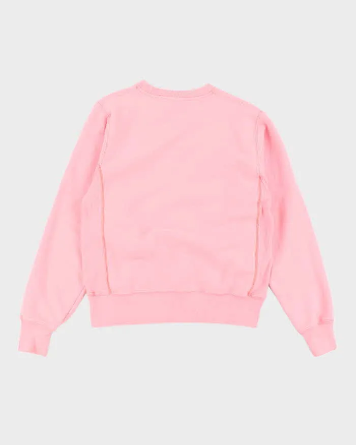 Vintage 2000's Champion Pink Reverse Weave Sweatshirt - S sold by Rokit product image thumbnail 2
