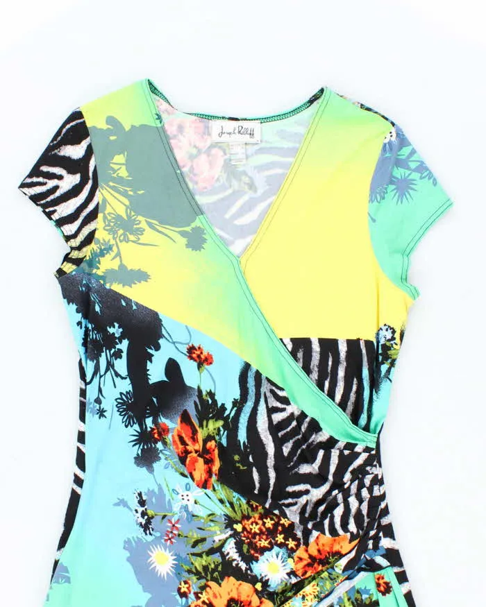 Vintage Y2k 00s Joseph Ribkoff Pattern Dress - L sold by Rokit product image thumbnail 3