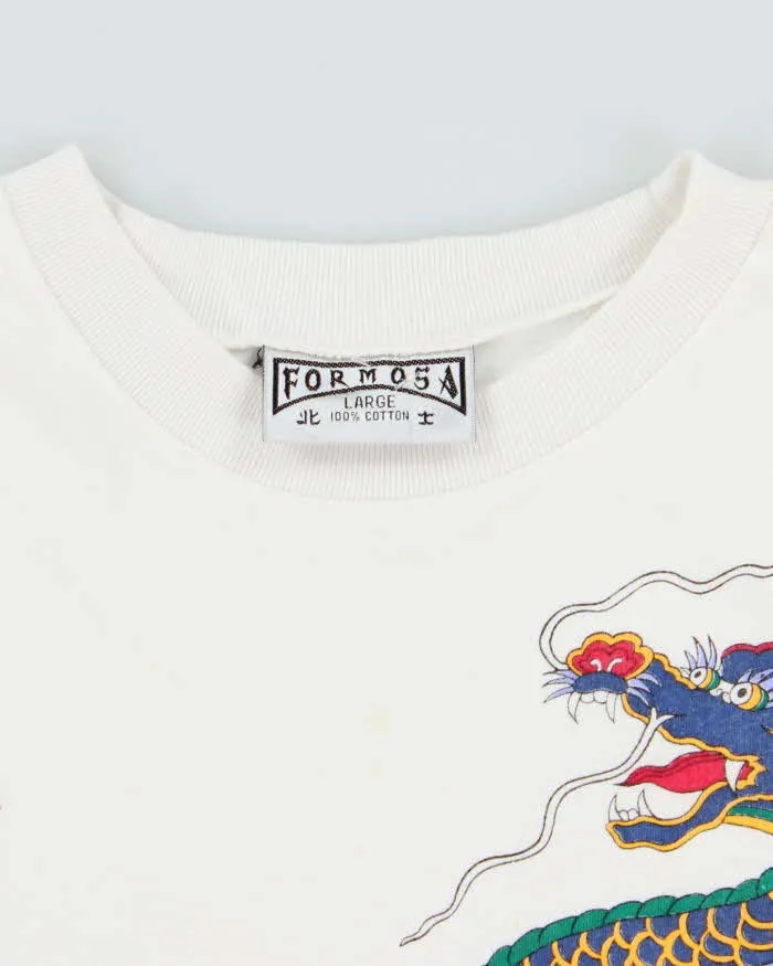 Vintage 90's Dragon Big Graphic T-Shirt - L sold by Rokit product image thumbnail 5