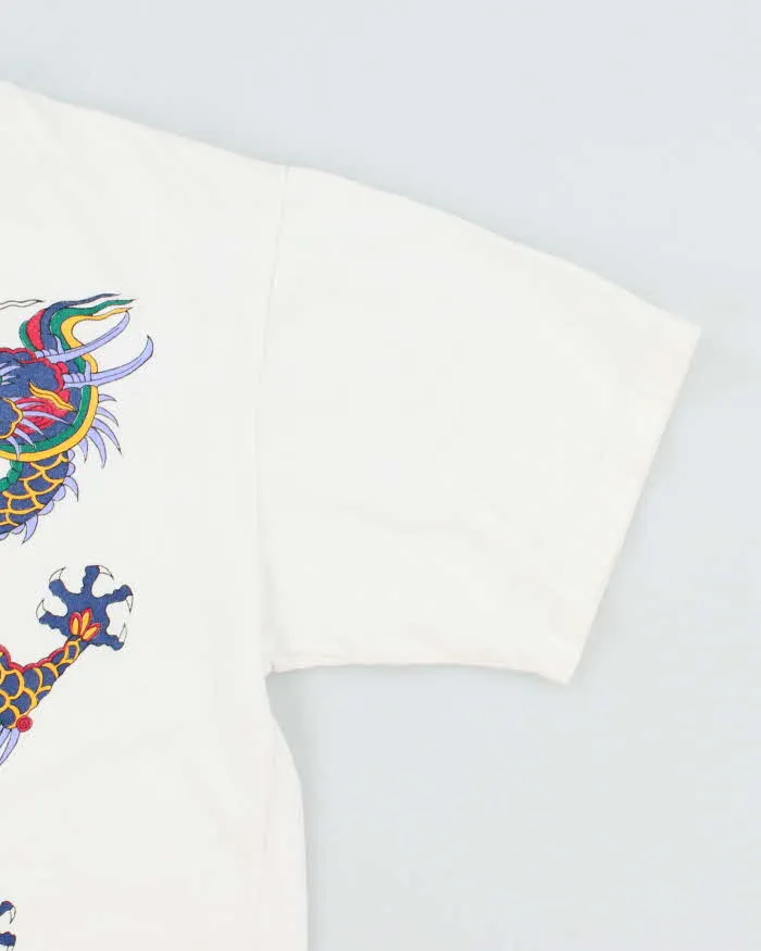 Vintage 90's Dragon Big Graphic T-Shirt - L sold by Rokit product image thumbnail 4