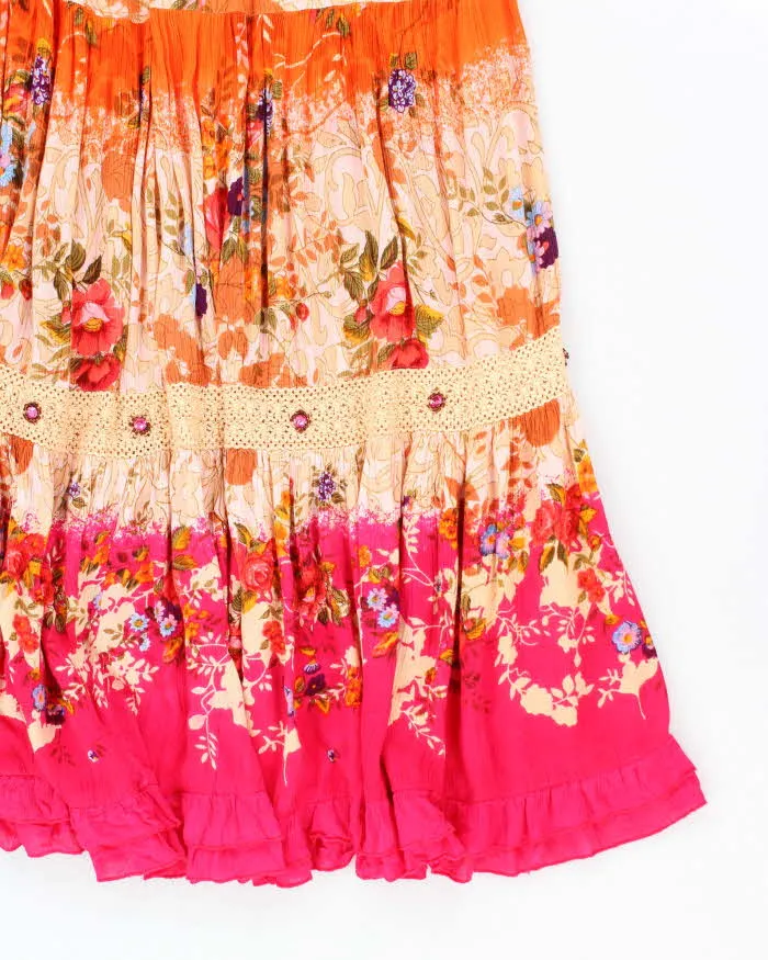 Vintage Forbidden Pattern Beaded Maxi Skirt - S sold by Rokit product image thumbnail 4