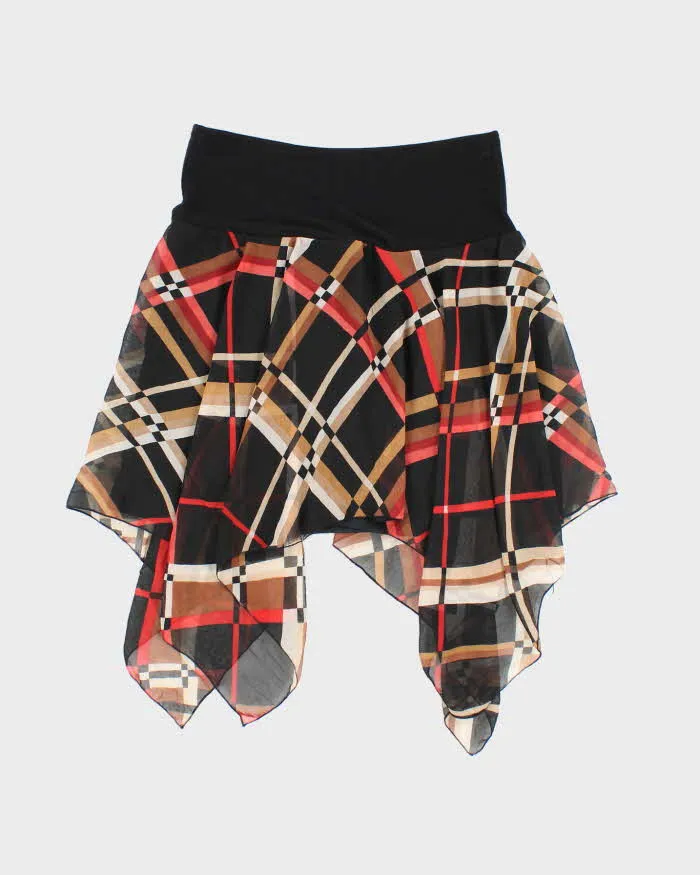 Vintage Parisian Moda Handkerchief Hem Skirt - S sold by Rokit