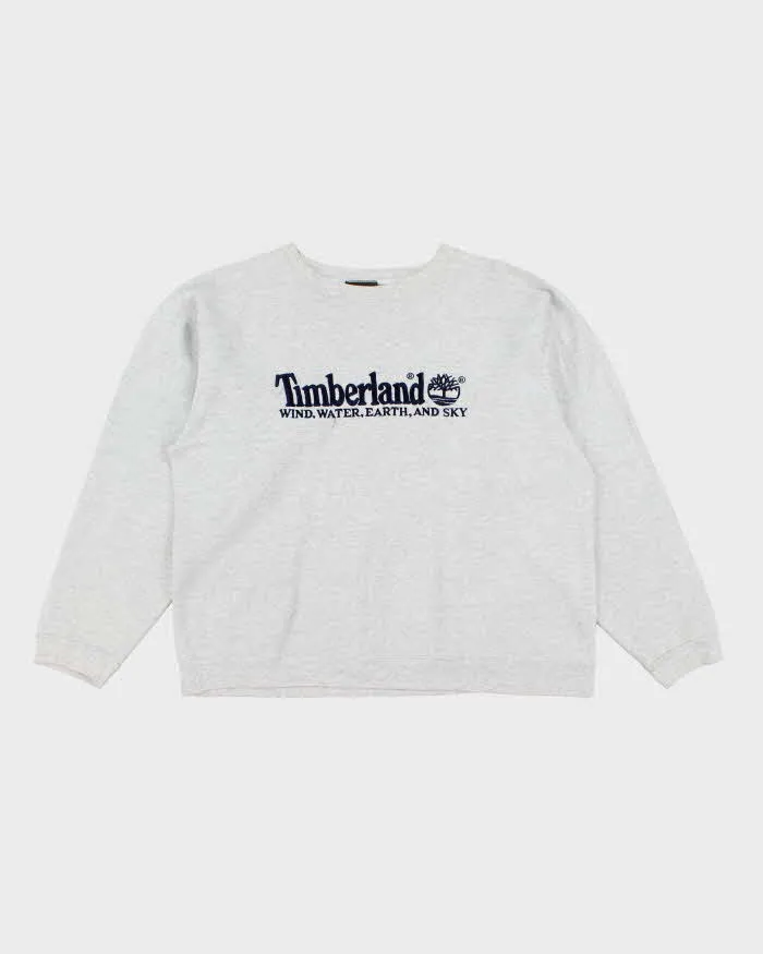 Vintage Y2K Timberland Weather Gear Embroidered Sweatshirt - L sold by Rokit