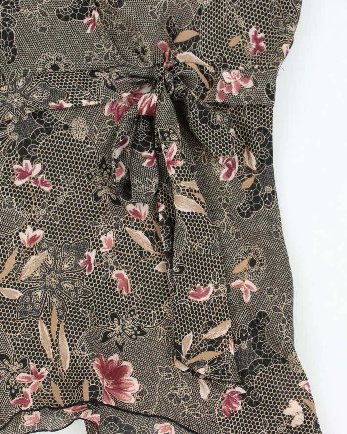 Vintage Y2k 00s Reitmans Pattern Mesh Top - M sold by Rokit product image thumbnail 3