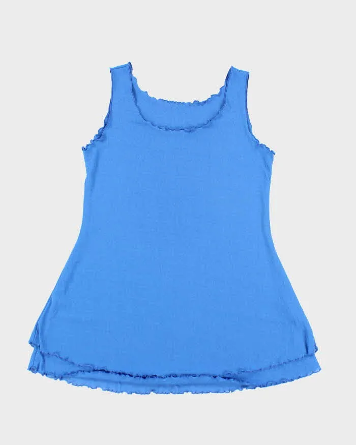 Vintage 90s Rapz Mesh Lettuce Hem Dress - M sold by Rokit