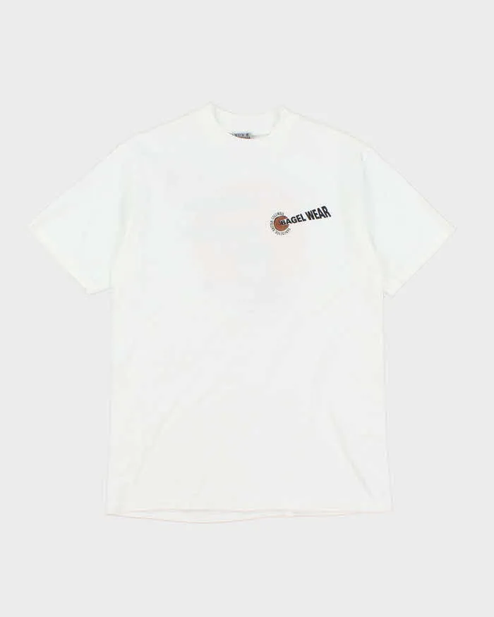 Vintage 90's Bagel Wear Graphic T-Shirt - M sold by Rokit