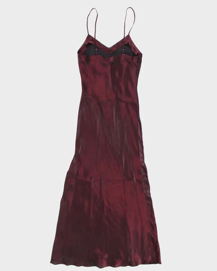 Vintage 90s Rose Iridescent Maxi Dress - S sold by Rokit product image thumbnail 2