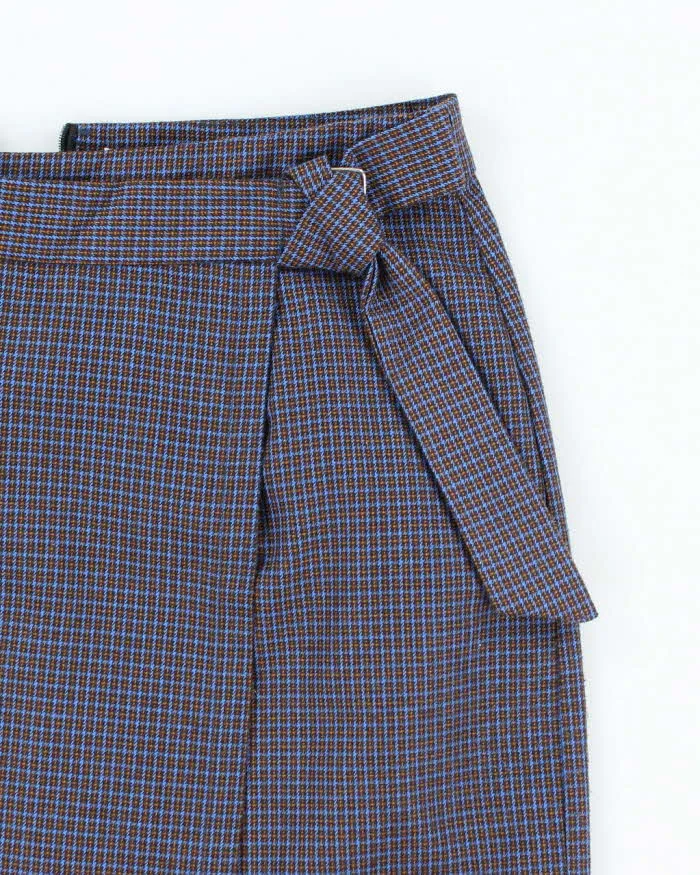 Vintage Checked Wrap Mini Skirt - S sold by Rokit product image thumbnail 4