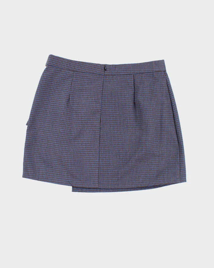 Vintage Checked Wrap Mini Skirt - S sold by Rokit product image thumbnail 2