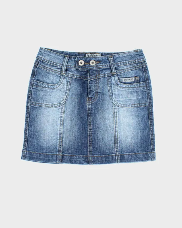 Vintage Y2k 00s Buffalo Denim Mini Skirt - XS sold by Rokit