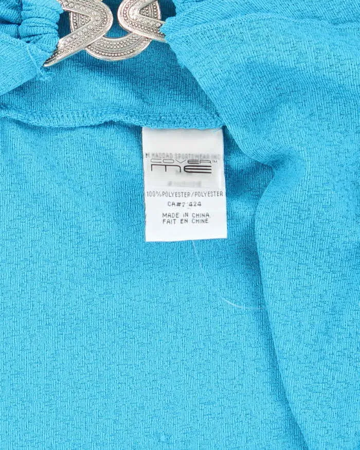 Vintage Y2k 00s Cover Me Blue Beach Cover Up Skirt - M sold by Rokit product image thumbnail 4