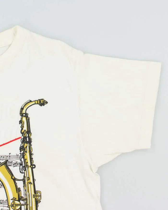 Vintage 90's Hollywood Music Rhythm and Blue Graphic T-Shirt - XL sold by Rokit product image thumbnail 5