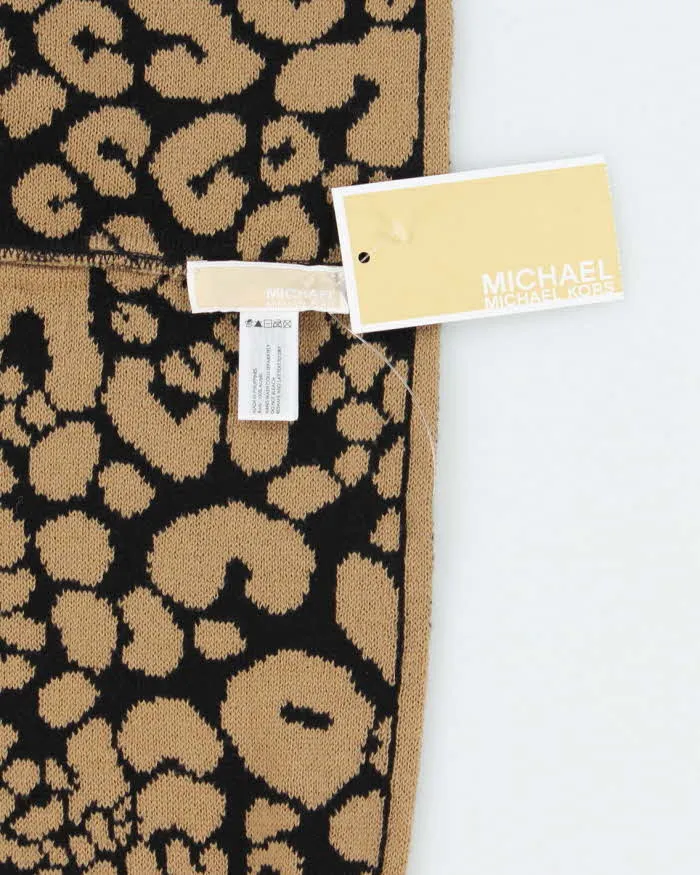 Deadstock Vintage Y2k 00s Michael Kors Leopard Print Snood sold by Rokit product image thumbnail 4