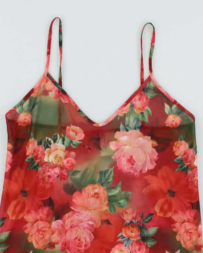 Vintage 90s Undercover Wear Sheer Floral Slip Dress - S sold by Rokit product image thumbnail 3