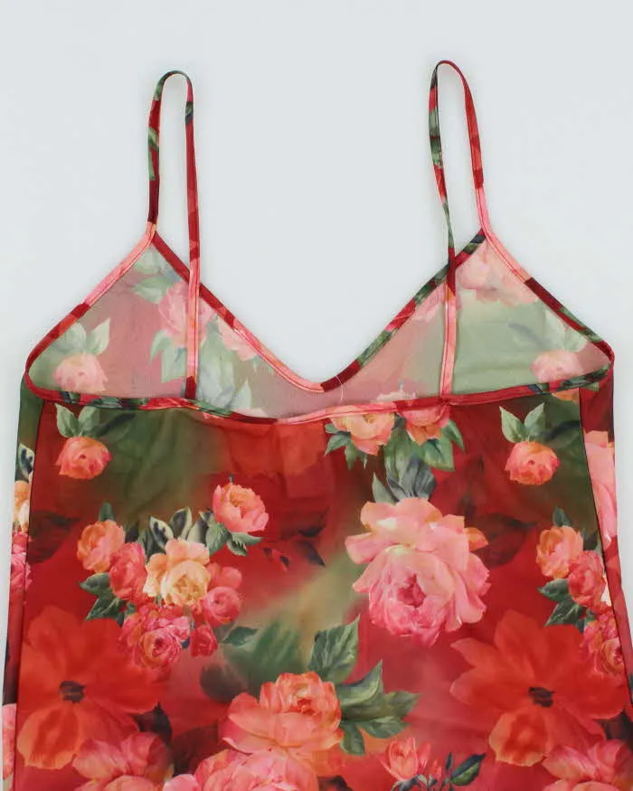 Vintage 90s Undercover Wear Sheer Floral Slip Dress - S sold by Rokit product image thumbnail 4