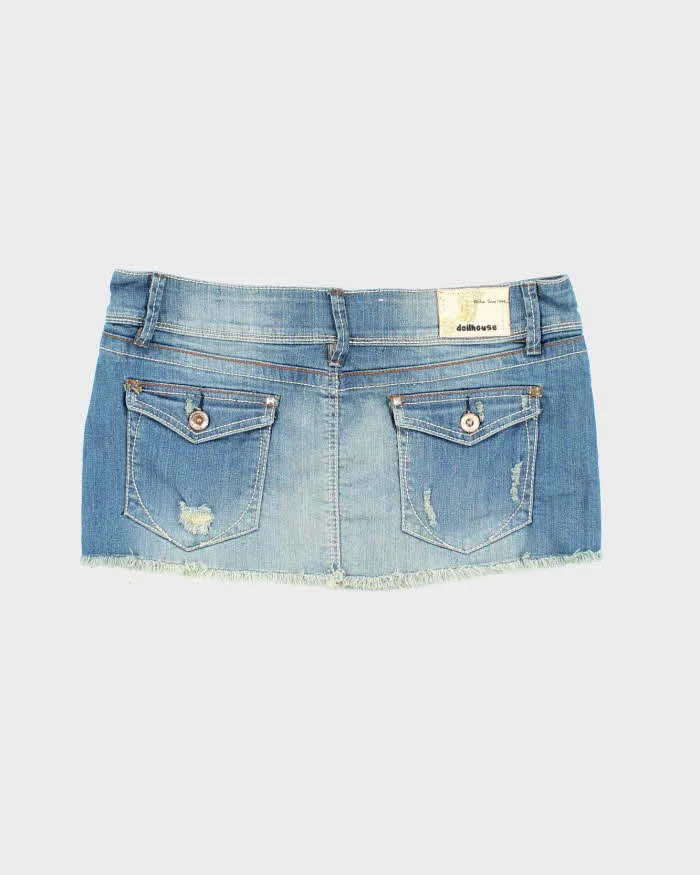 Vintage Y2k 00s Doll House Denim Mini Skirt - M sold by Rokit product image thumbnail 2