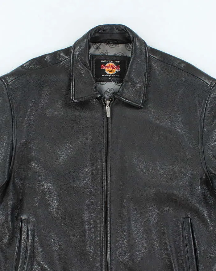 Vintage 90's Hard Rock Café Montreal Heavyweight Leather Jacket - XL sold by Rokit product image thumbnail 3