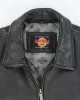 Vintage 90's Hard Rock Café Montreal Heavyweight Leather Jacket - XL sold by Rokit