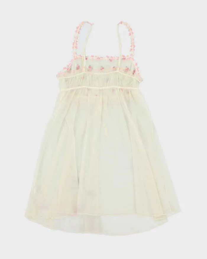 Vintage 90s Mesh Sip Mini Dress - XS sold by Rokit product image thumbnail 2