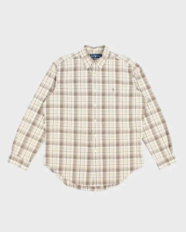 Vintage Ralph Lauren Checked Long Sleeve Shirt - L made by Ralph Lauren