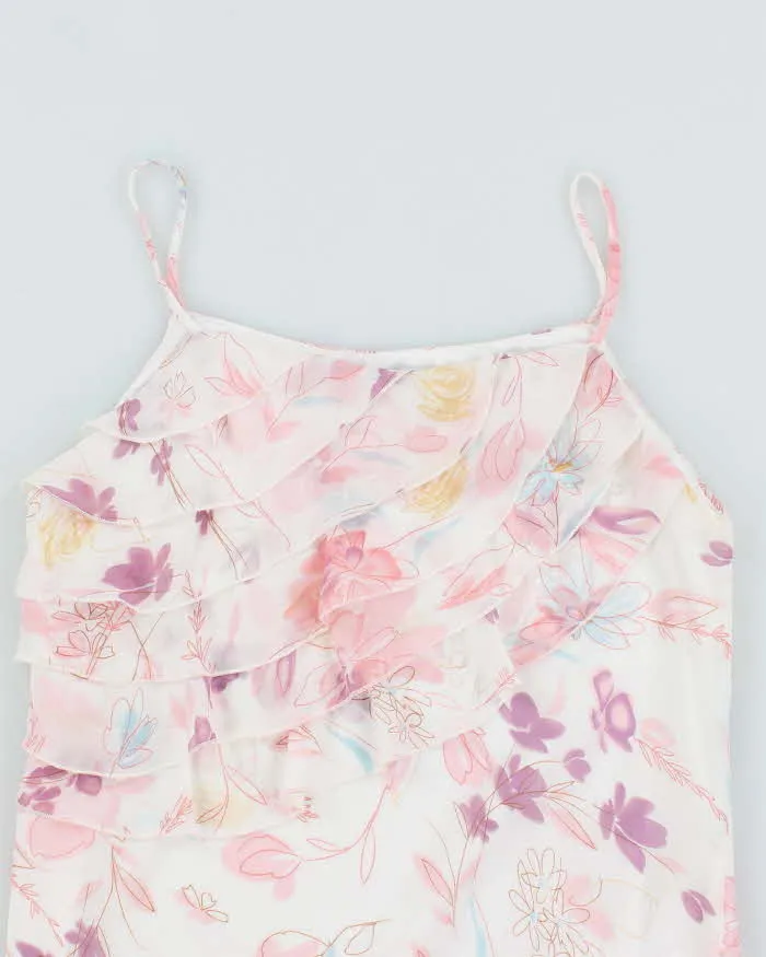 Vintage Y2k 00s Christian Ferre Flora Ruffle Cami - S sold by Rokit product image thumbnail 3