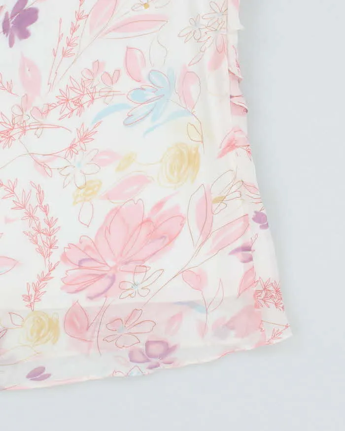 Vintage Y2k 00s Christian Ferre Flora Ruffle Cami - S sold by Rokit product image thumbnail 4