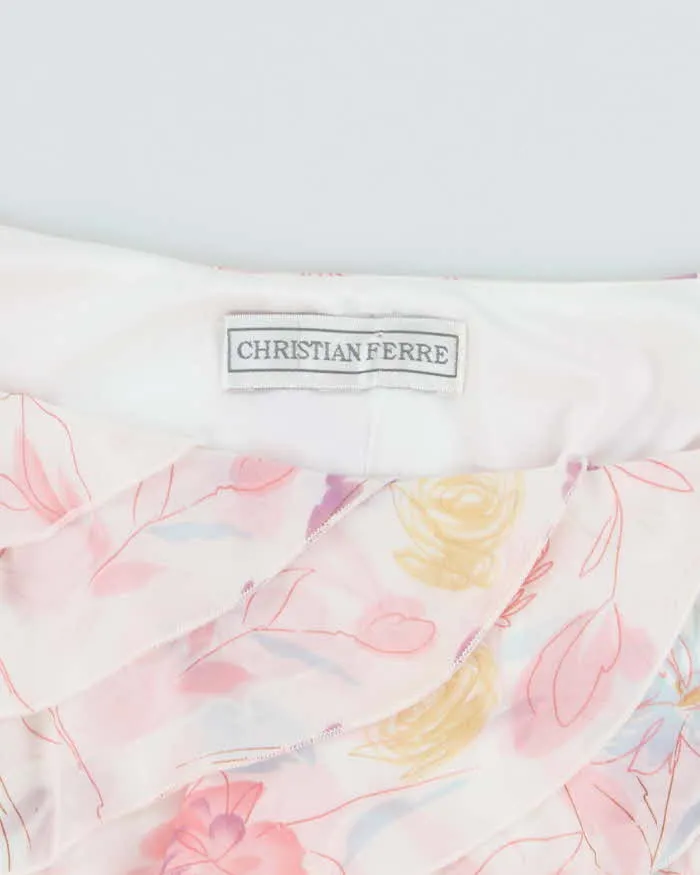 Vintage Y2k 00s Christian Ferre Flora Ruffle Cami - S sold by Rokit product image thumbnail 5
