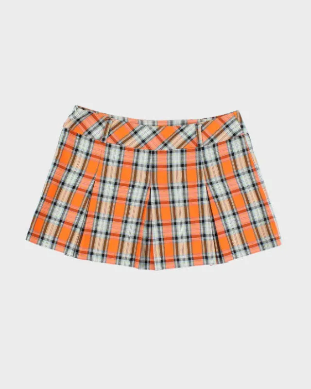Vintage Y2k 00s And Checked Mini Skirt - S sold by Rokit