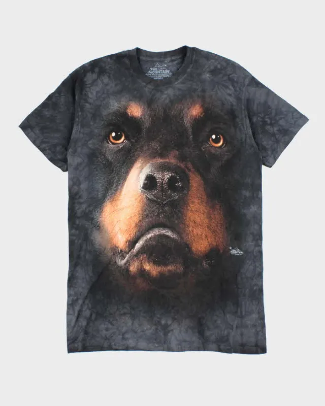 Vintage 2000's The Mountain Big Dog Face Graphic T-Shirt - M sold by Rokit