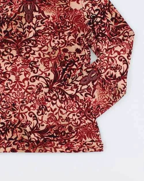 Y2k 00s Jessica Long Sleeve Top - S sold by Rokit product image thumbnail 4