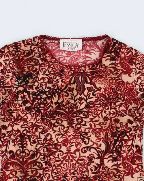 Y2k 00s Jessica Long Sleeve Top - S sold by Rokit product image thumbnail 3