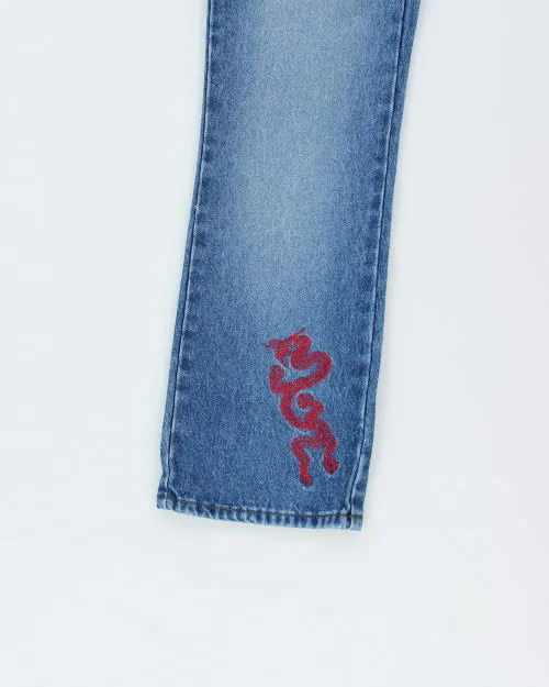 Y2k 00s Stone Girlie Wear Jeans - W28 L32 sold by Rokit product image thumbnail 4