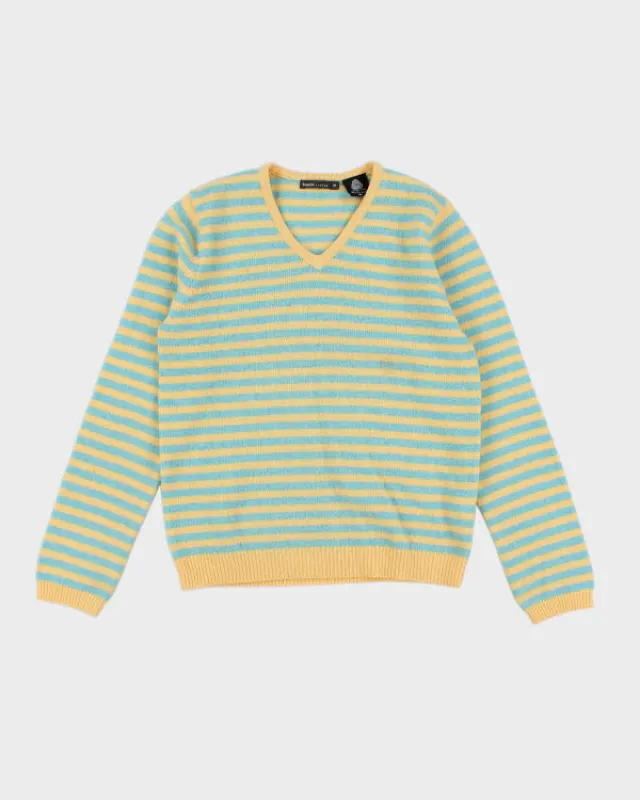 Vintage 90s Bossini Wool Striped Jumper - M sold by Rokit